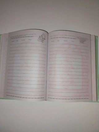 Caderno Diário Perfumado Antigo