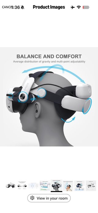 BOBOVR M3 Pro Battery Head Strap Compatible with M