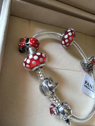 Pulsera Pandora Minnie Mouse Talla 17cm