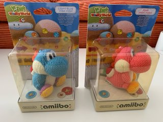 Pack 3 Amiibos Yarn Yoshi