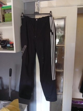 Pantalón Adidas Hombre Talla S Negro