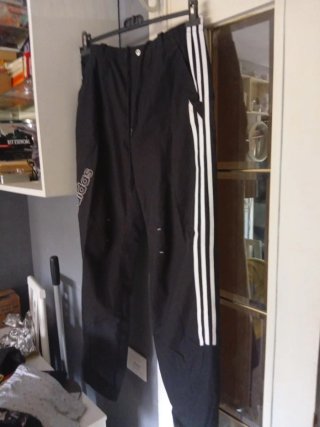 Pantalón Adidas Hombre Talla S Negro