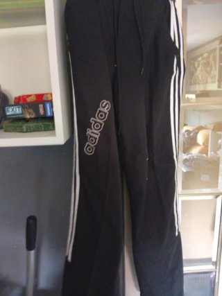 Pantalón Adidas Hombre Talla S Negro