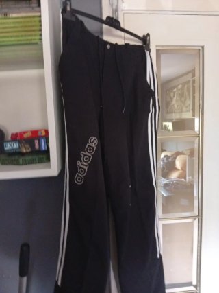 Pantalón Adidas Hombre Talla S Negro