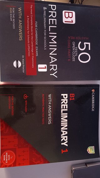 Libros de estudio B1 CAMBRIDGE