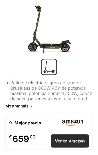 Patinete Eléctrico SmartGyro K2 con Matrícula