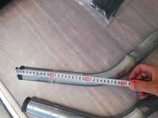 Tangones de pesca de acero inoxidable para barco .