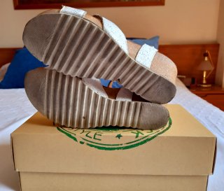 Sandalias Panama Jack blancas