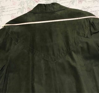 Abrigo ante verde señora