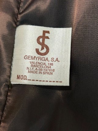 Abrigo ante verde señora