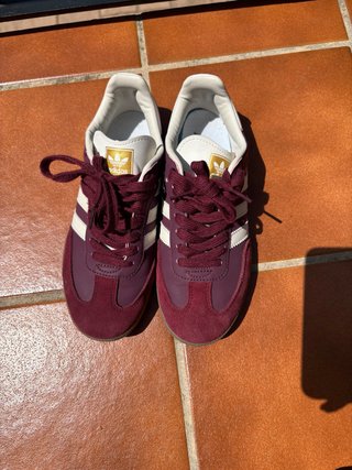 Zapatillas Adidas Samba Morado Blanco