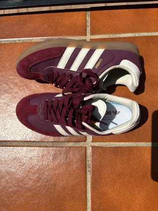 Zapatillas Adidas Samba Morado Blanco