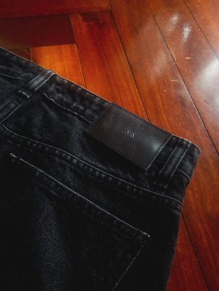 Zara Jeans Baggy Negros