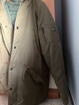 Chaquetón hombre verde