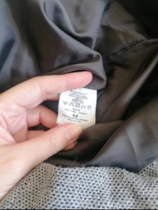 Vestido H&M Gris Talla 34