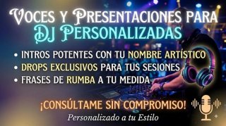 Voces y Presentaciones para DJ Personalizadas