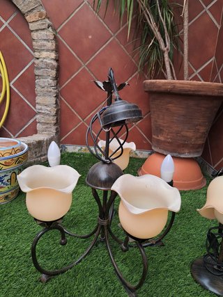 Conjunto 3 Lámparas Vintage Rústicas