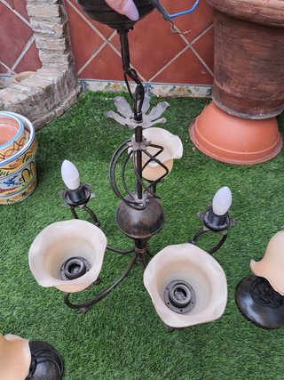 Conjunto 3 Lámparas Vintage Rústicas