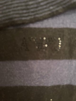 Vestido Armani rayas azul y negro talla 46