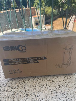 Bomba Águas Sujas Submersível 1100W