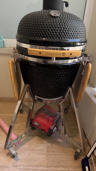 Barbacoa Kamado Cerámica Negra
