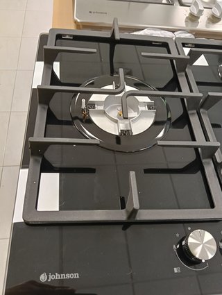 Encimera Johnson Gas Cristal 3 Fuegos