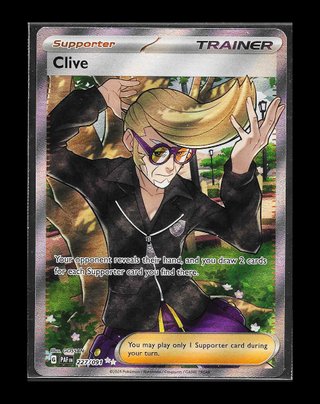 Carta Pokémon TCG "Clive / Garoff Full Art 227"