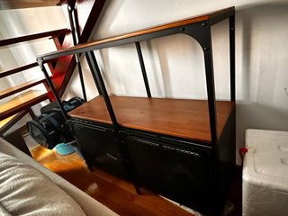 Salón completo moderno industrial. Ikea FJÄLLBO
