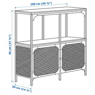 Salón completo moderno industrial. Ikea FJÄLLBO