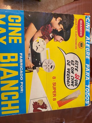 Mini Cine Bianchi Súper 8 + Películas