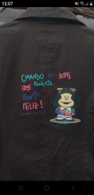 Americana Mafalda Marrón Multicolor