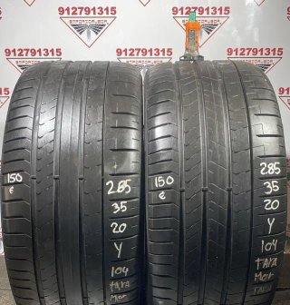285 35 20 Y PIRELLI RUEDA AL 90% VIDA UTIL