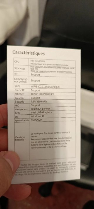 ALLDOCUBE iWORK GT GT (i5 / 16GB RAM / 512GB