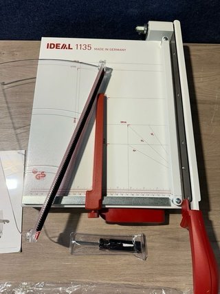 Cizalla IDEAL 1135 - Cortador de papel profesional