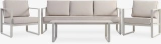 Conjunto Muebles Jardín: Sofá, Sillones y Mesa