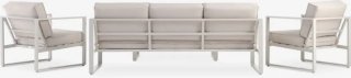 Conjunto Muebles Jardín: Sofá, Sillones y Mesa