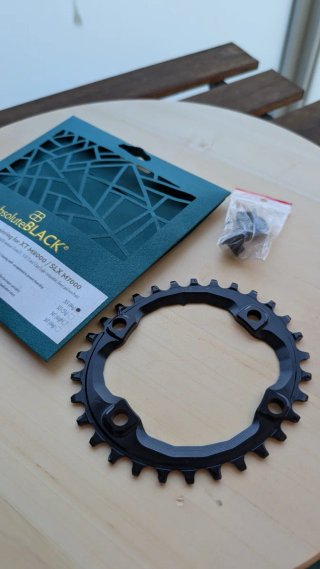 Absolute Black Plato Ovalado XT M8000/SLX M7000