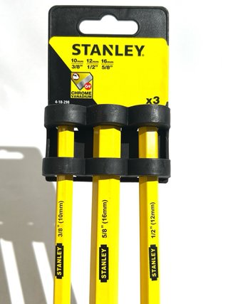 Juego 3 Cinceles Stanley Acero Cromado