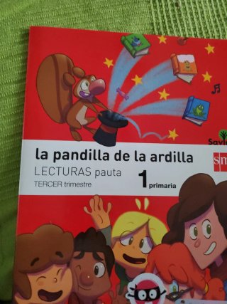 Libro la pandilla de la ardilla. Tercer trimestre