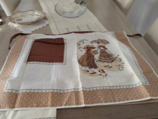 2 Grembiuli Cucina con Tasche