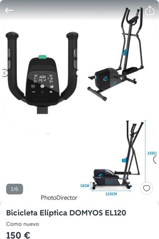 Bicicleta Elíptica Domyos Decathlon