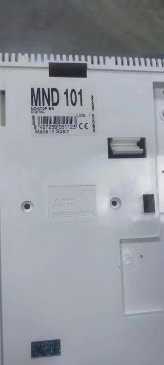 Monitor Niessen MND 101 Digital B/N