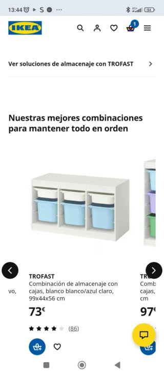 Mueble Almacenaje IKEA TROFAST Blanco