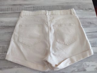 Shorts vaqueros H&M beige