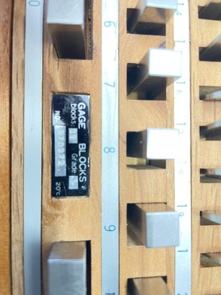 Juego 32 Bloques Patrón Gage Blocks 1,005–50 mm