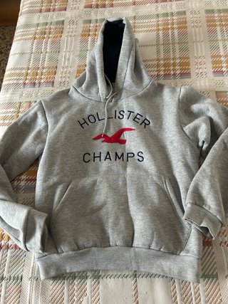 Sudadera Hollister Gris Talla S