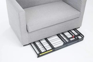 Somier Plegable 70x200cm Metal Negro