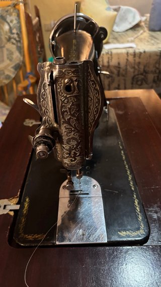 Máquina de coser antigua Alfa