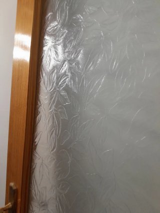 Puerta de interior madera con cristal