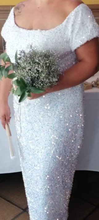 Vestido de Novia XL Lentejuelas